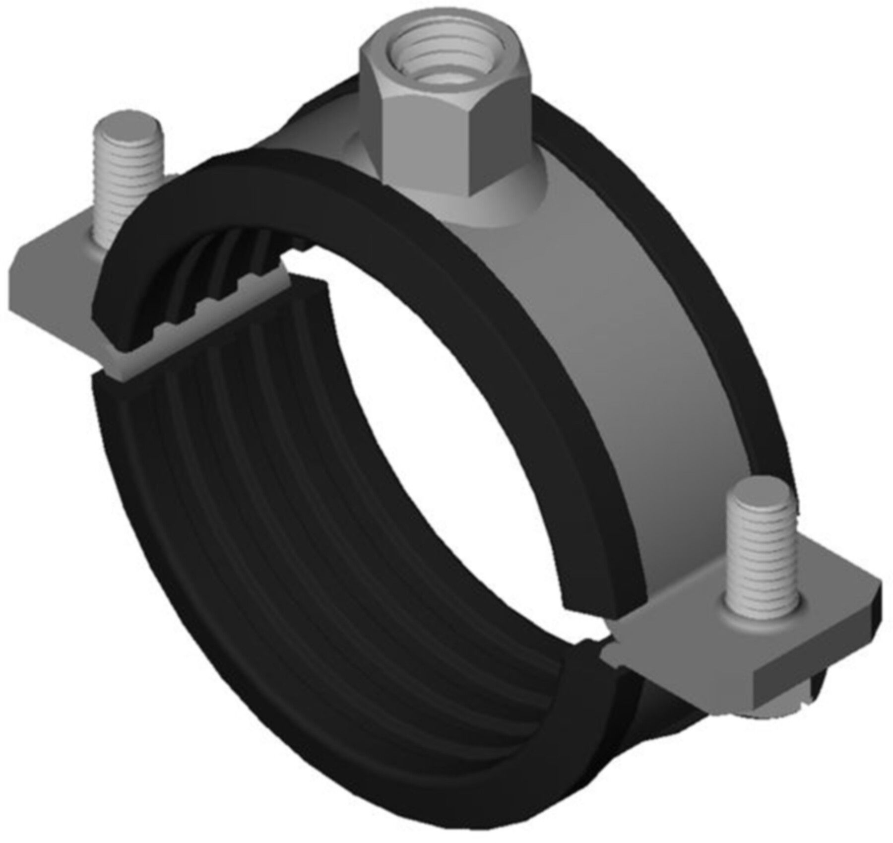 Minifix Rohrschellen Isol. 15-17 - 2.2 verzinkt   VP 25