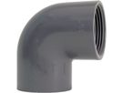 Winkel 45° PVC-U metrisch - mit Zylindrischem Rohr IG