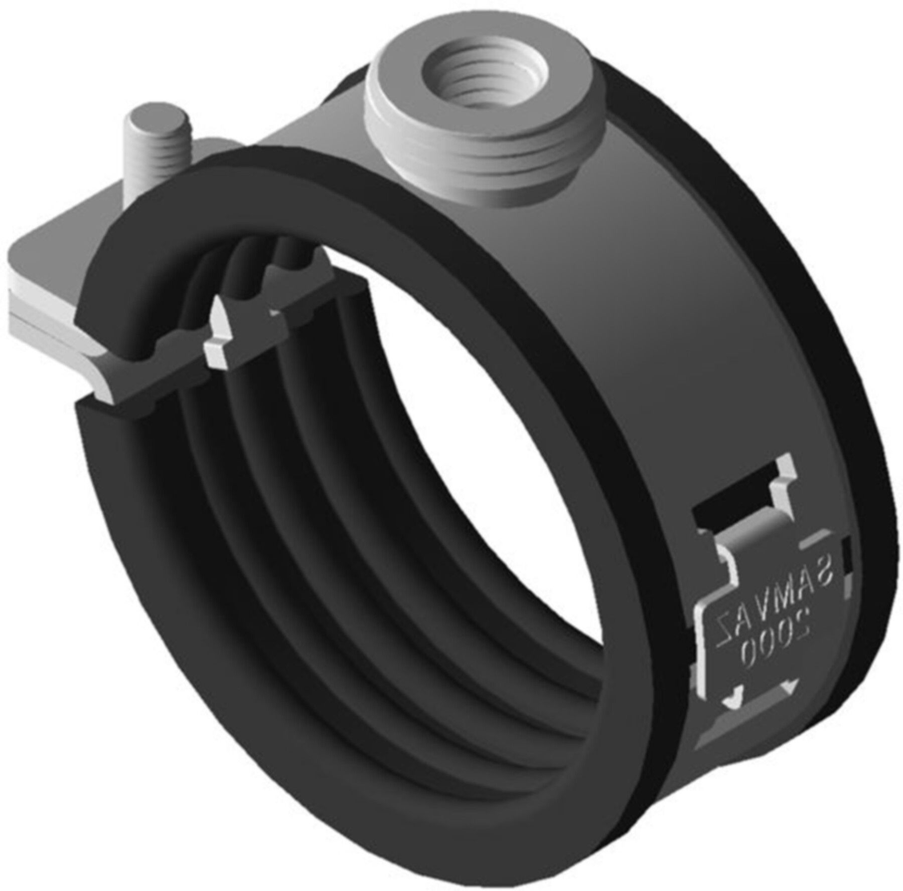 Polyfix Eco Rohrschellen 44 - 45 mm - verzinkt   VP 25