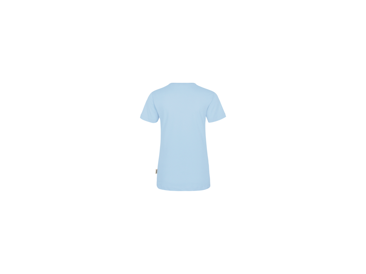 Damen-V-Shirt Classic Gr. L, eisblau - 100% Baumwolle, 160 g/m²