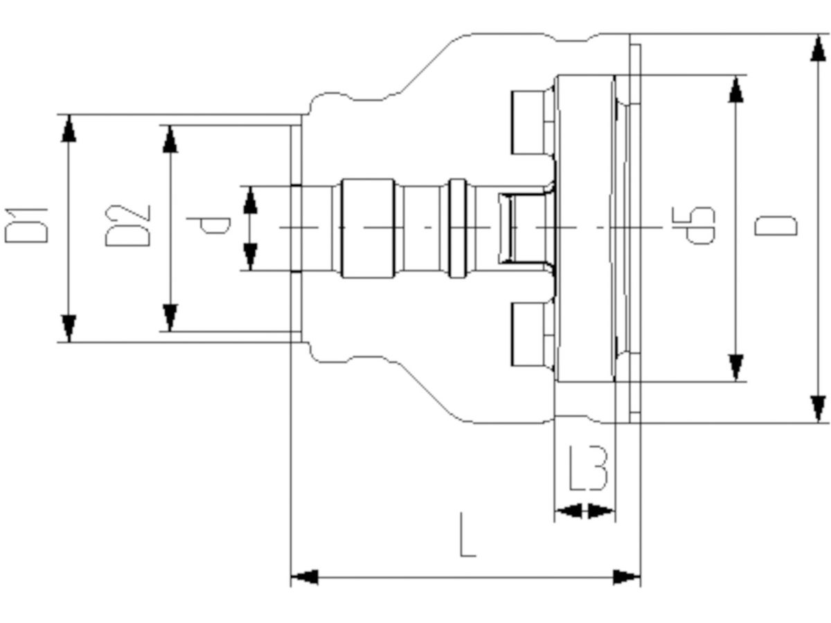 +GF+ COOL-FIT 2.0/4.0 Flanschadapter - PN16