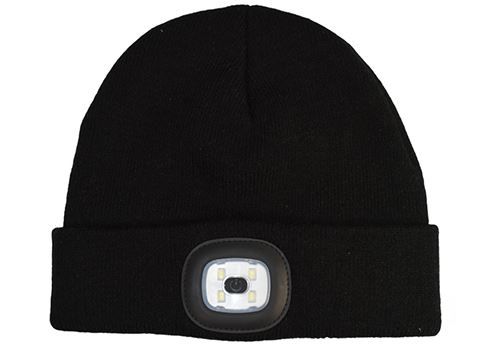 Beanie LED Black - 100% Polyacryl