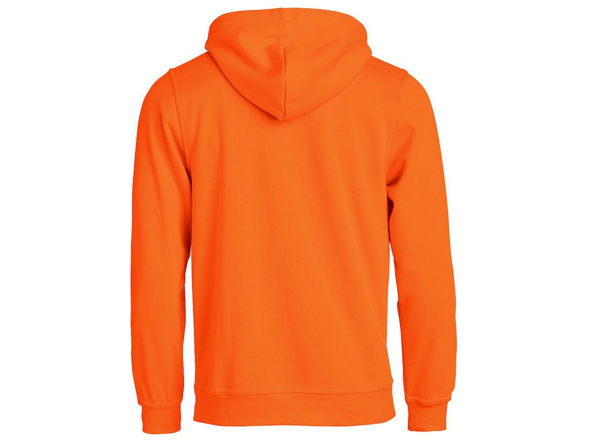 CLIQUE BASIC Hoody, Dark orange Gr. M - 80% Polyest. 20% Baumw. 300 g/m2