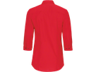 Bluse Vario-¾-Arm Perf. Gr. 5XL, rot - 50% Baumwolle, 50% Polyester, 120 g/m²