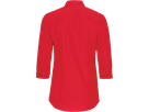 Bluse Vario-¾-Arm Perf. Gr. 3XL, rot - 50% Baumwolle, 50% Polyester, 120 g/m²