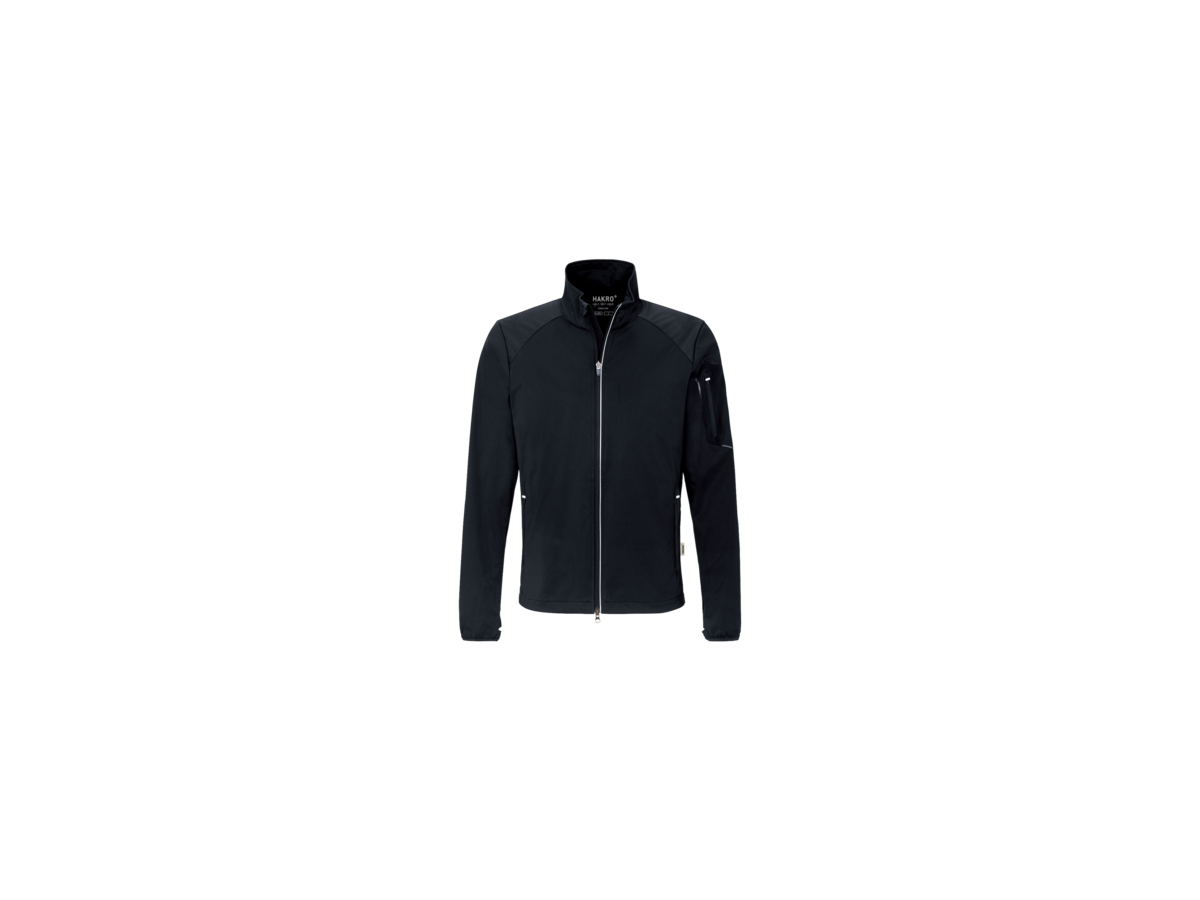 Light-Softsh.jacke Brantford 4XL schwarz - 100% Polyester, 170 g/m²