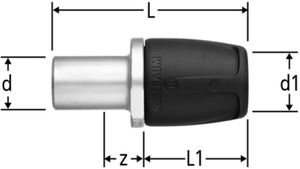 Optiflex prOfix Übergang, Inox 1.4404 - mit Optipress-Einsteckende