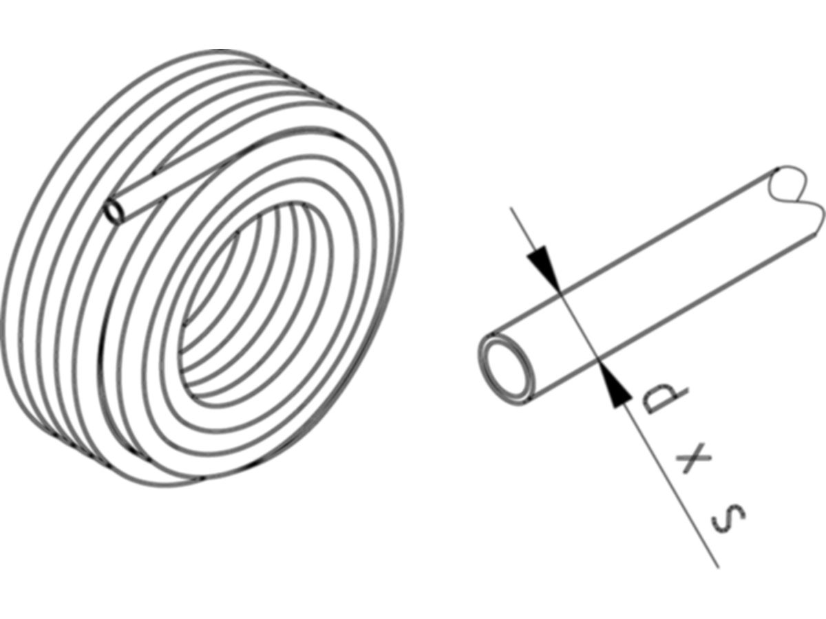 iFit Polybuten-Rohr Ø 25 mm - Rolle à 30 m o.Schutzrohr