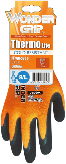 Wonder Grip Thermo Lite Winterhandschuh - hi-vis orange