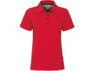 Damen-Poloshirt Cotton-Tec Gr. L, rot - 50% Baumwolle, 50% Polyester