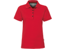 Damen-Poloshirt Cotton-Tec Gr. 3XL, rot - 50% Baumwolle, 50% Polyester, 185 g/m²