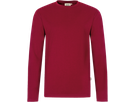 Longsleeve Performance Gr. 3XL, weinrot - 50% Baumwolle, 50% Polyester, 190 g/m²