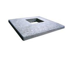 Munot Kaminabdeckplatte Modell F