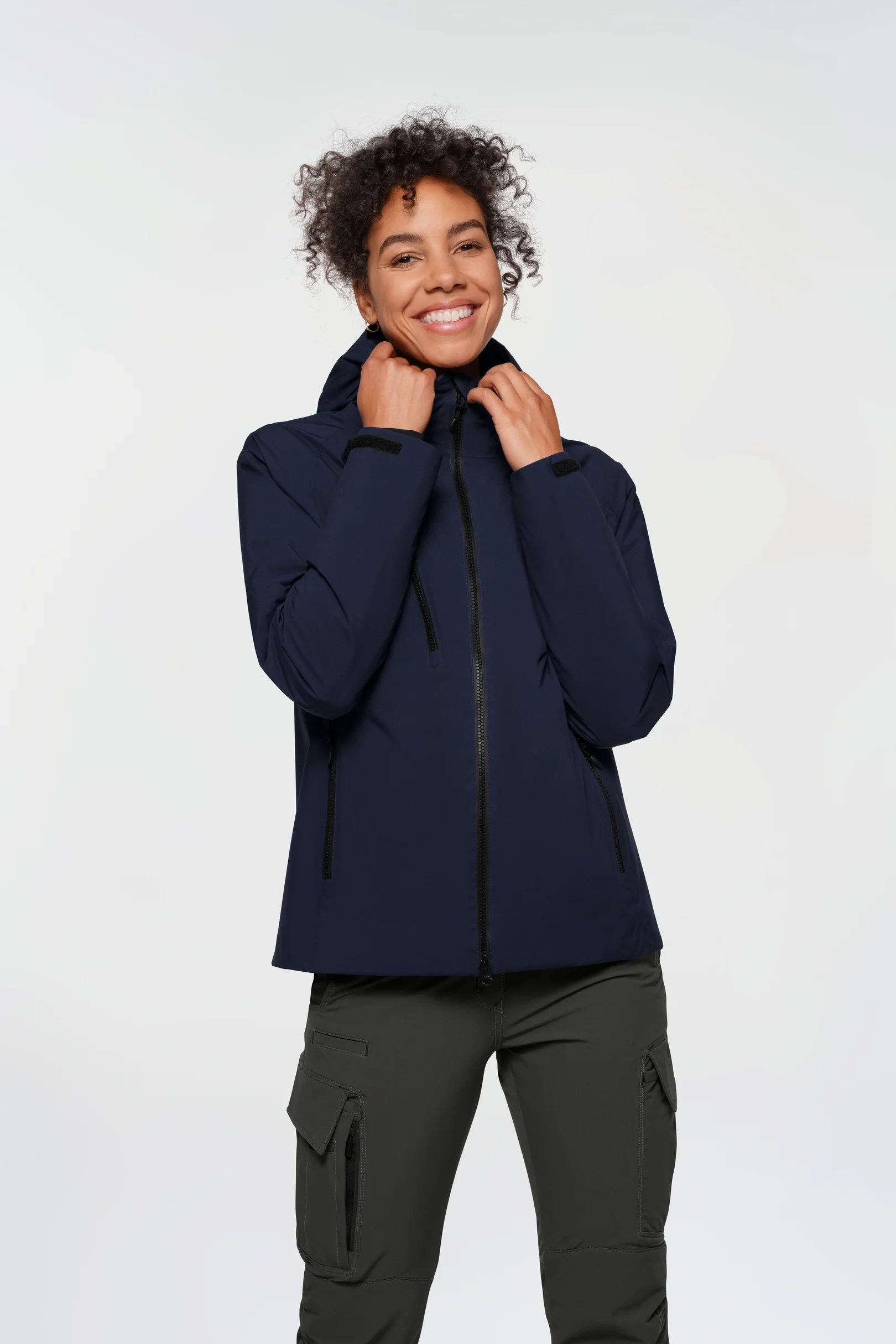 HAKRO Damen High-Activejacke ECO,Gr.S - Farbe: tinte, 100% Polyester rec.