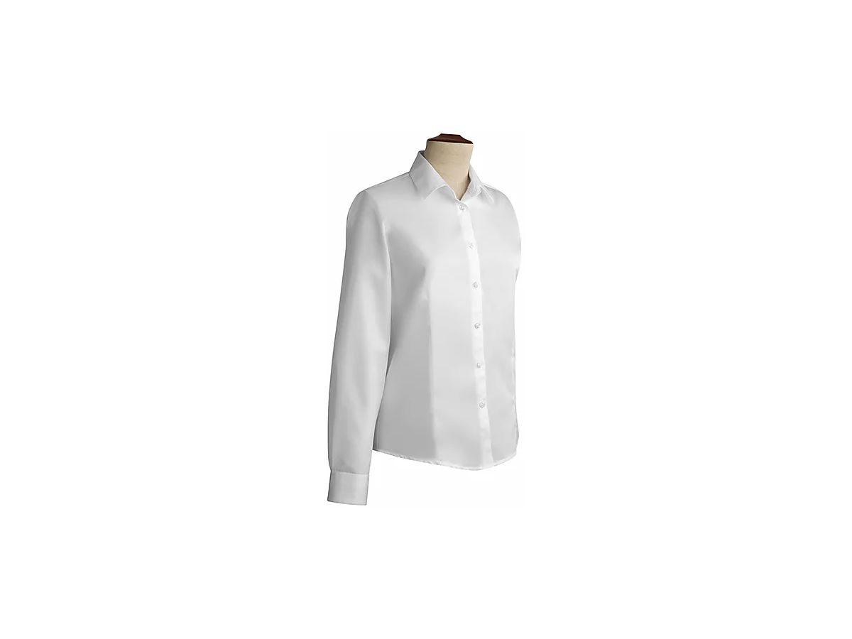 BELLE Damenbluse langarm Grösse 36 (S) - 0100-weiss, Smellproof Plus