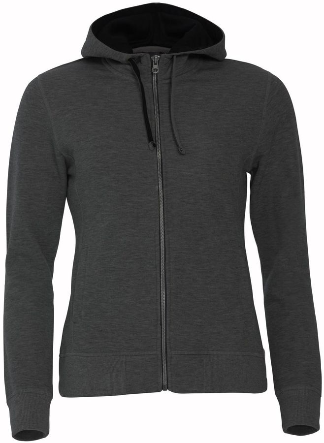 CLIQUE Classic Hoody full zip WOMEN - 60% Baumwolle, 40% Polyester