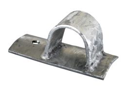 Welleternit-Rohrhalter Traufstopp - für 1" Gasrohre, feuerverzinkt