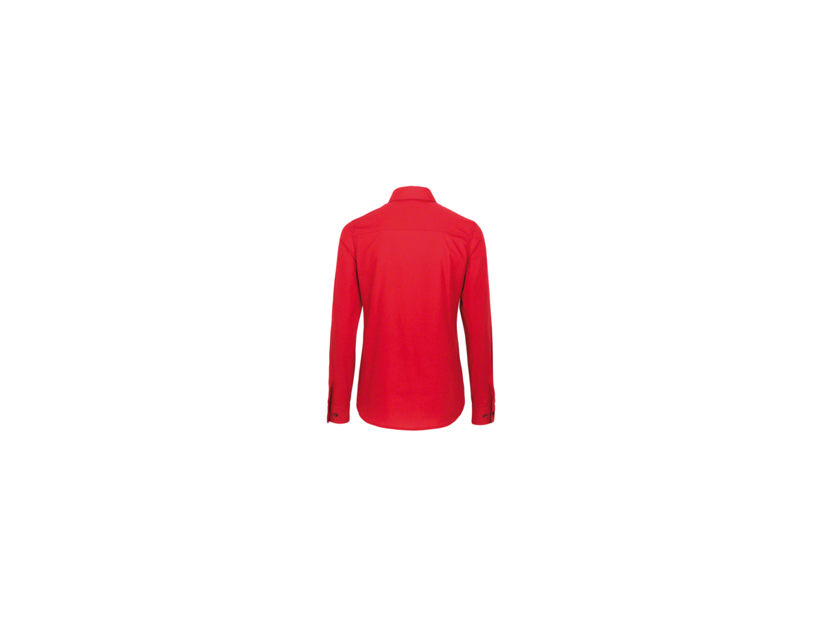 Bluse 1/1-Arm Performance Gr. 5XL, rot - 50% Baumwolle, 50% Polyester, 120 g/m²