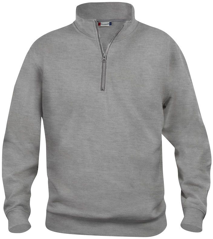 CLIQUE BASIC Half Zip - 65% Polyest. 35% Baumw. 280 g/m2
