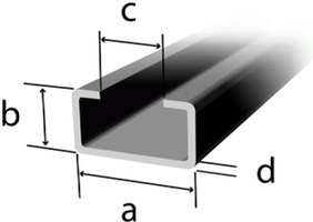 Kaltger. C-Profile S235JR D2615 - 30/15/15/1.5 mm