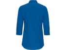 Bluse Vario-¾-Arm Perf. 5XL royalblau - 50% Baumwolle, 50% Polyester, 120 g/m²