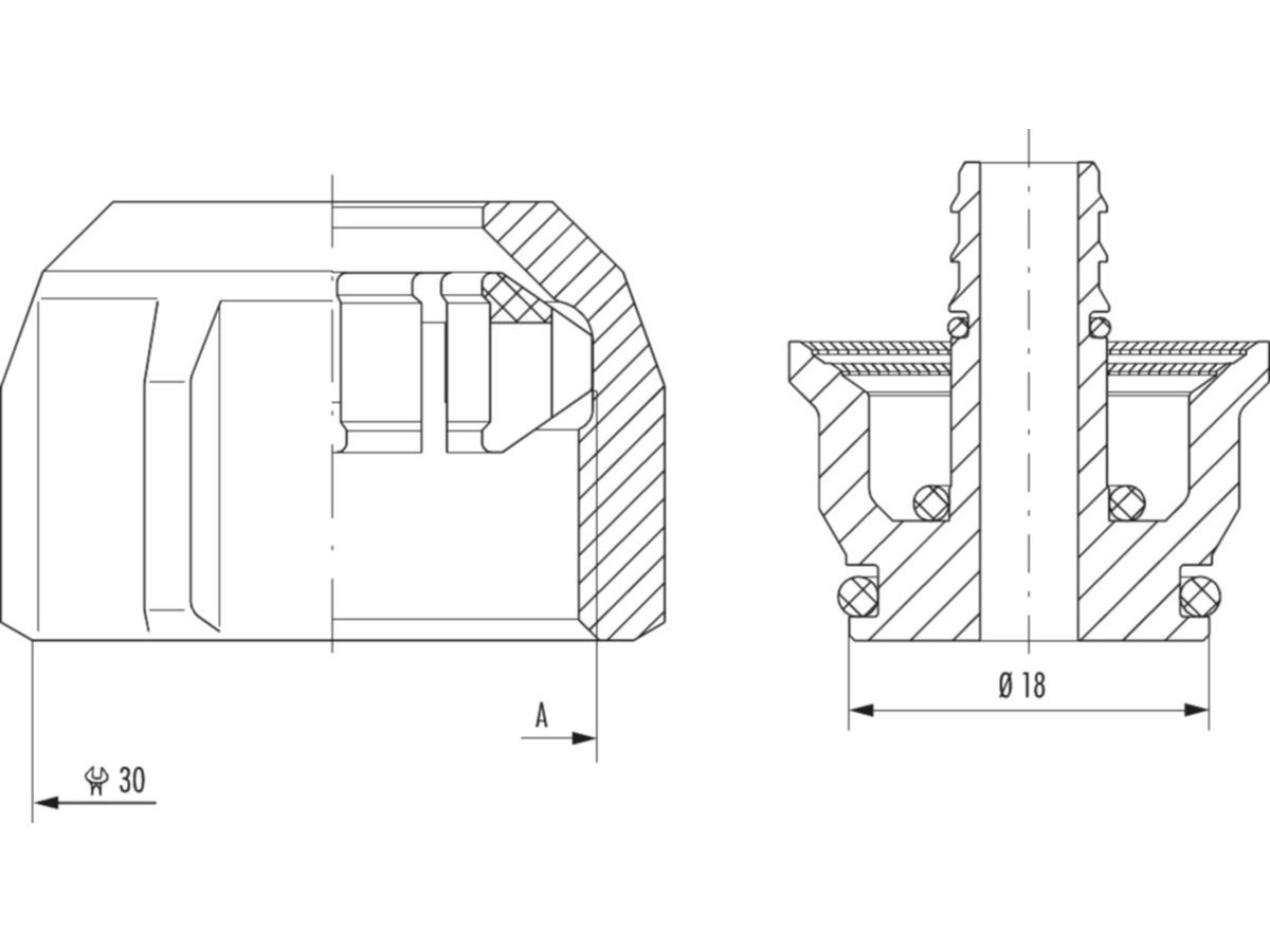 Klemmverschraubung MKV-K, G 3/4" 2er-Set - Rohr: 16 x 2 mm  Eurokonus kompatibel.