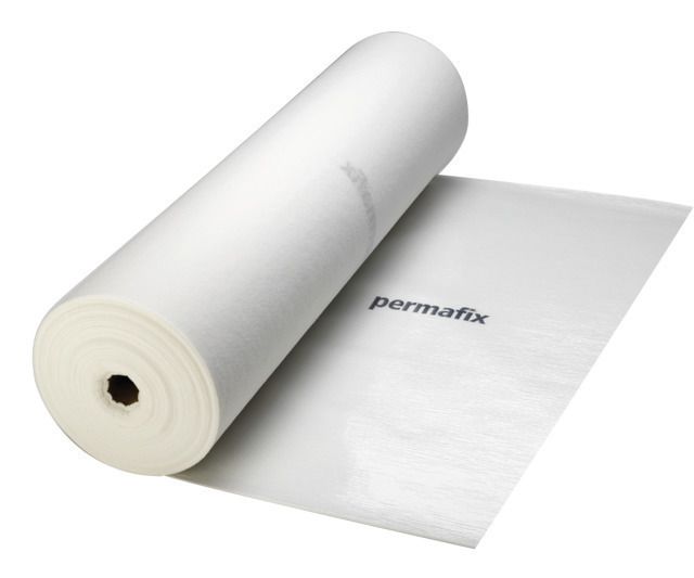 Permafix 1010 PRO Schutz-/Abdeckvlies - 1 x 50 m, 180 g/m2, weiss, Fischer-Logo