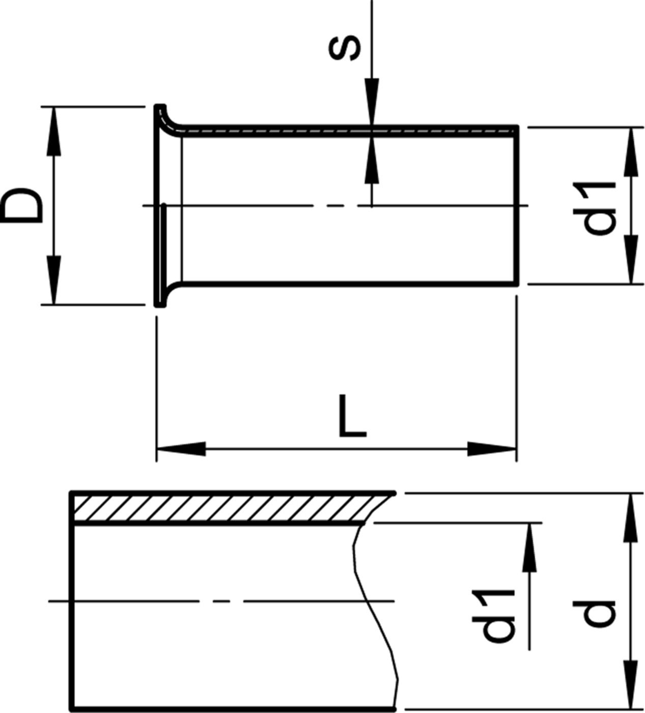 Stützhülse Serto Nr. 40003