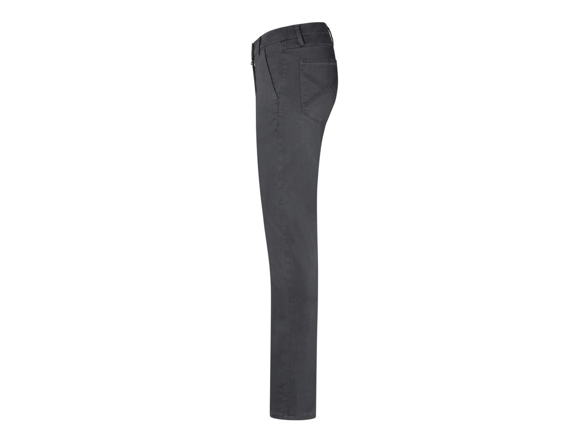 Damen Chinohose X-Stretch, Gr. XL - karbongrau, 98% CO / 2% Elasthan