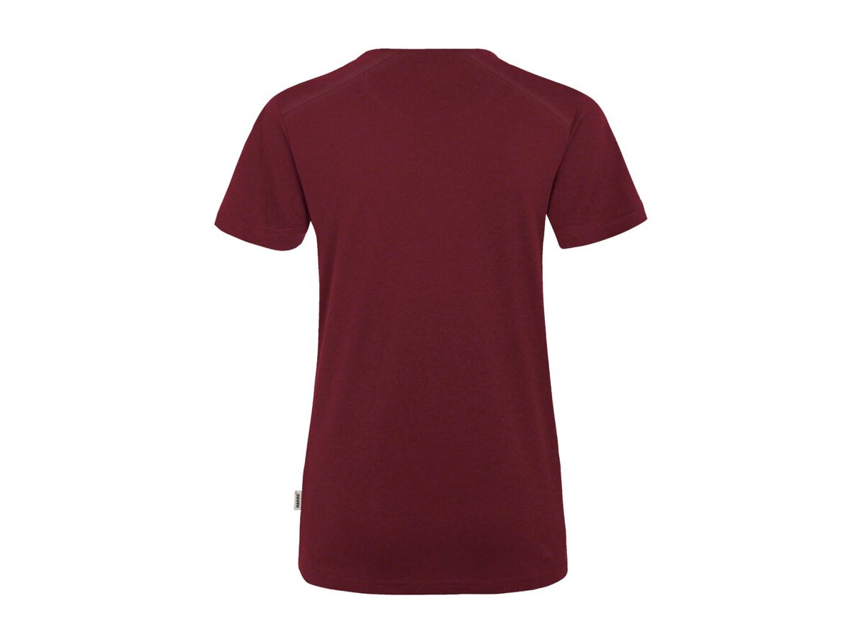 Damen V-Shirt Mikralinar PRO, Gr. 4XL - hp weinrot