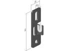 Konsole für Heizwände Typ 126 - Wandbestand 10 mm