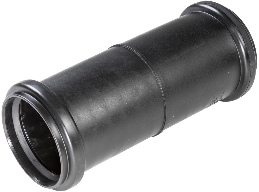 Doppelsteckmuffe HDPE - inkl. Dichtungen, SN 2-8, PE 80