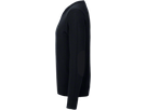 V-Pullover Merino Wool Gr. S, schwarz - 100% Merinowolle