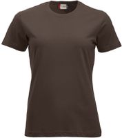CLIQUE New Classic T-Ladies Mocca Gr.2XL - 100% Baumw. 160 g/m², T Ladies