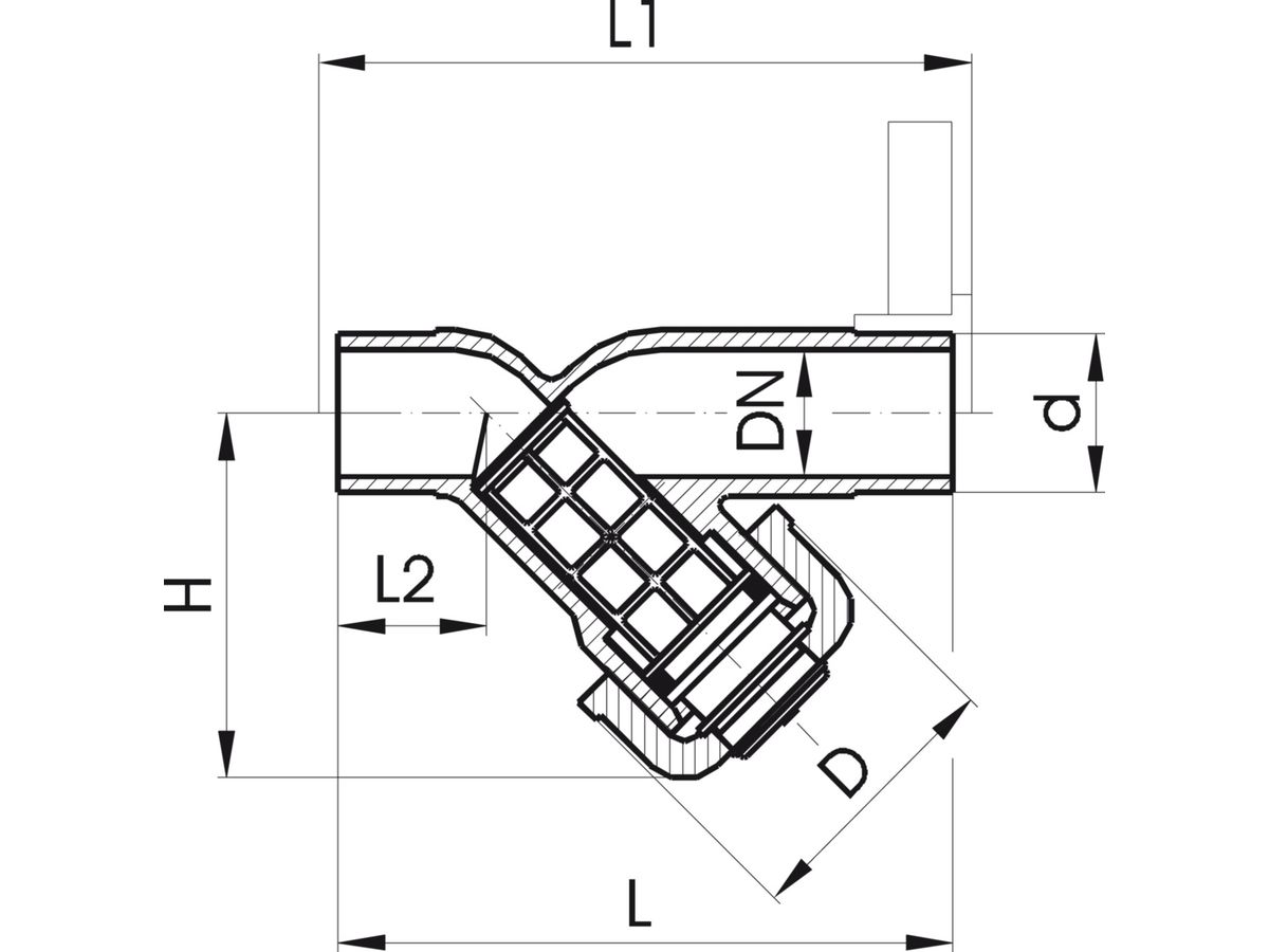 Schmutzfänger Typ 305 PVC-U - für Schmutzfänger, Lochd: 0.8 mm