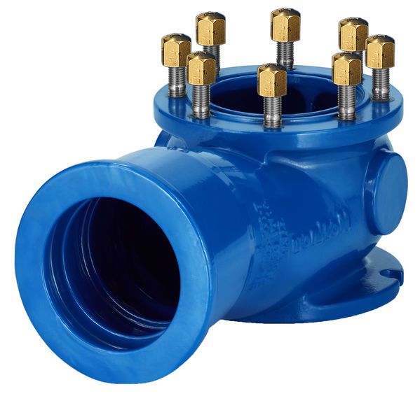 Einlaufbogen vonRoll Steckmuffe DN100 - inkl. Schrauben und Dichtung