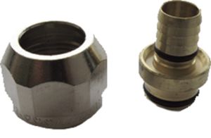 TKM-Anschlussverschraubung M22-16x2 - vernickelt zu Verbundrohr