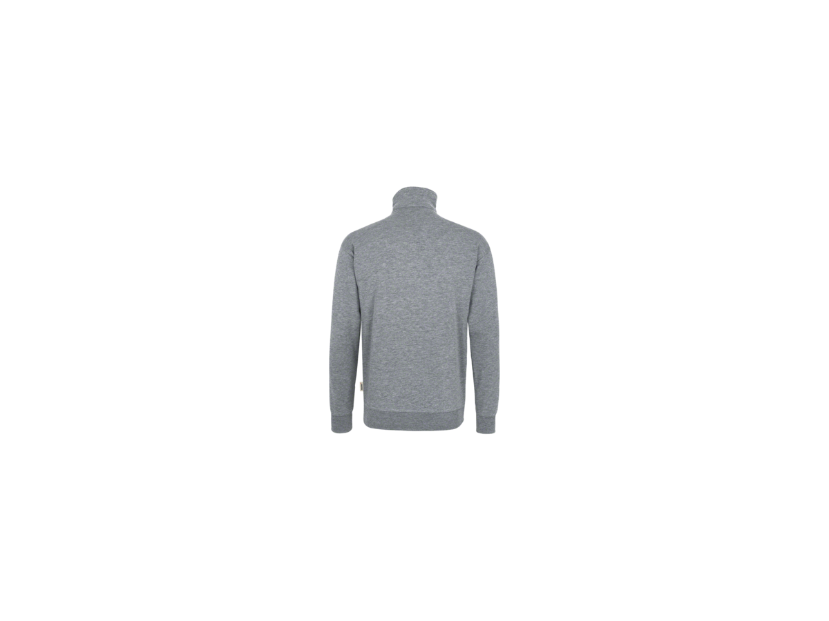 Zip-Sweatshirt Premium 2XL grau meliert - 60% Baumwolle, 40% Polyester, 300 g/m²