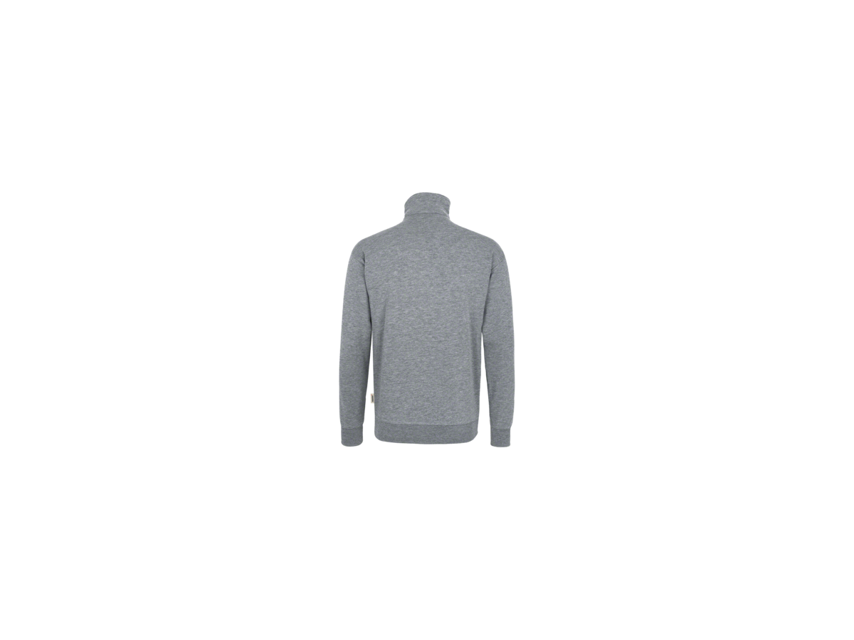 Zip-Sweatshirt Premium XL grau meliert - 60% Baumwolle, 40% Polyester, 300 g/m²