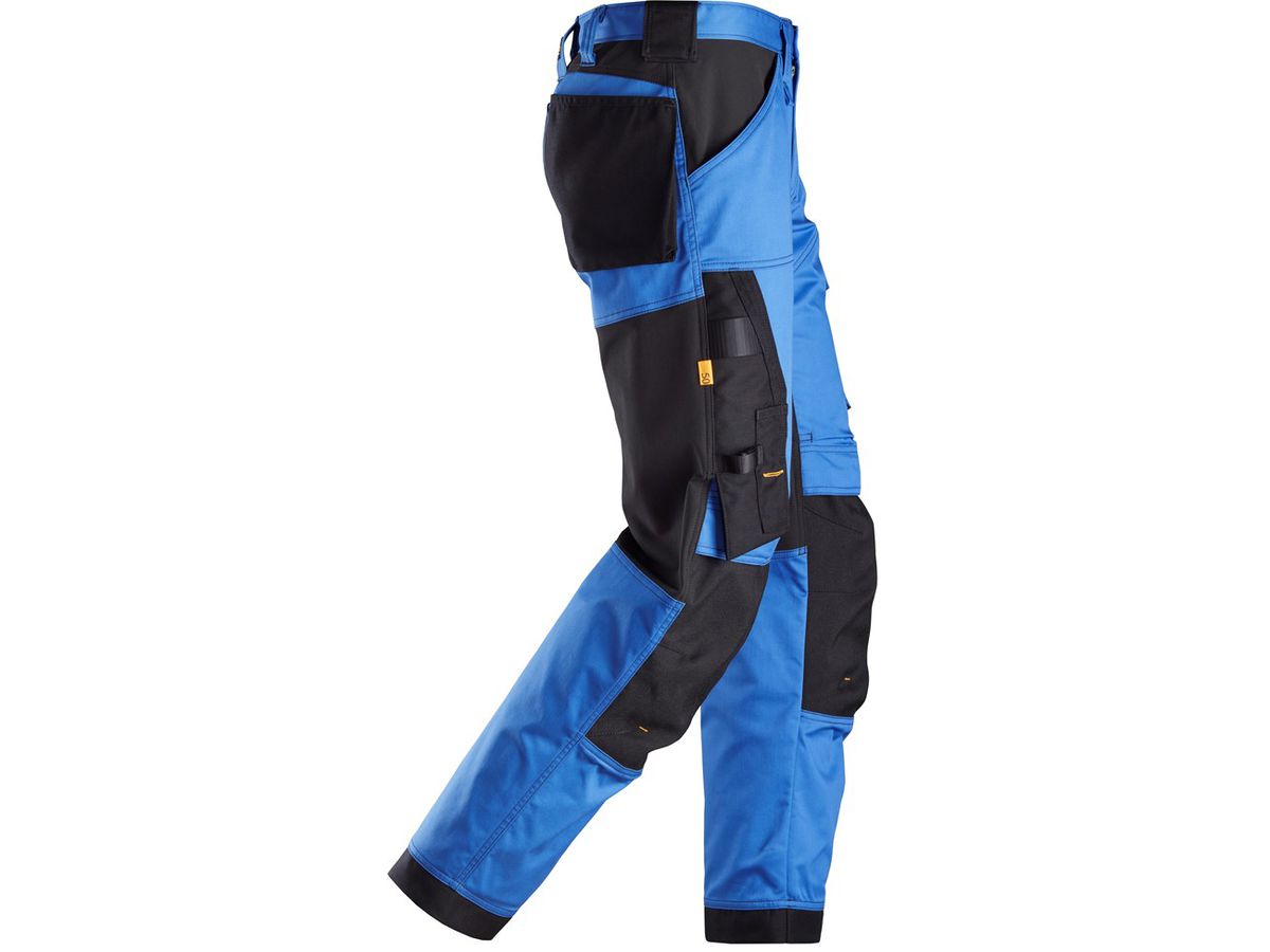 AllroundWork Arbeitshose, Gr. 636 - blau-schwarz, Stretch Loose Fit