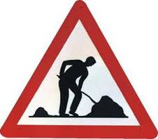 Signaltafel 1.14 "Baustelle" - Höhe: 90 cm, Typ R2