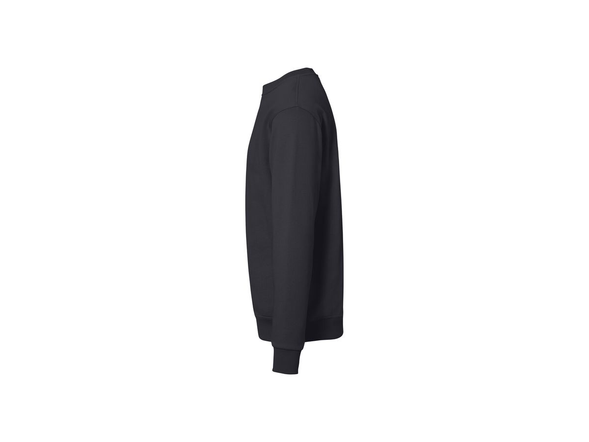 Sweatshirt Bio-Baumwolle GOTS Gr. L - karbongrau,75% Baumw.(Bio),25% Poly.recy