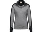 Damen-Sweatjacke Contrast Performance - 50% Baumwolle, 50% Polyester, 300 g/m²