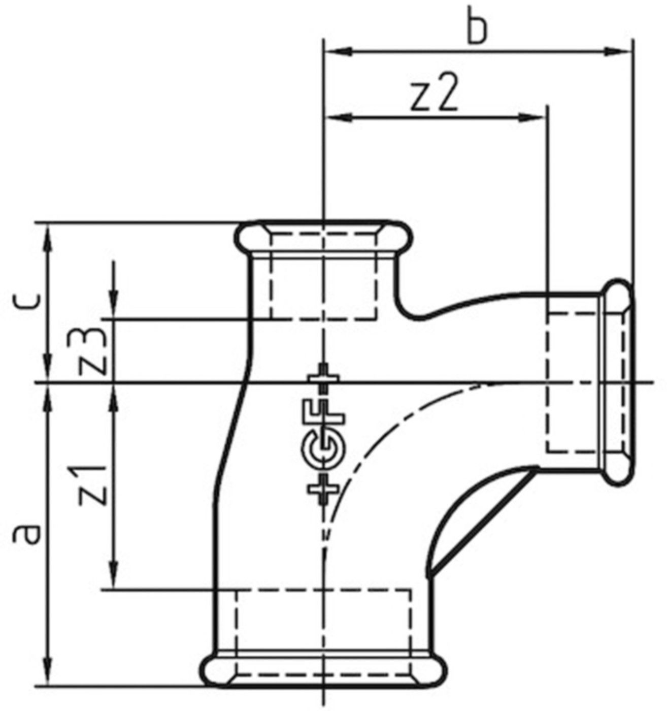 Bogen-T +GF+ 131 vezinkt