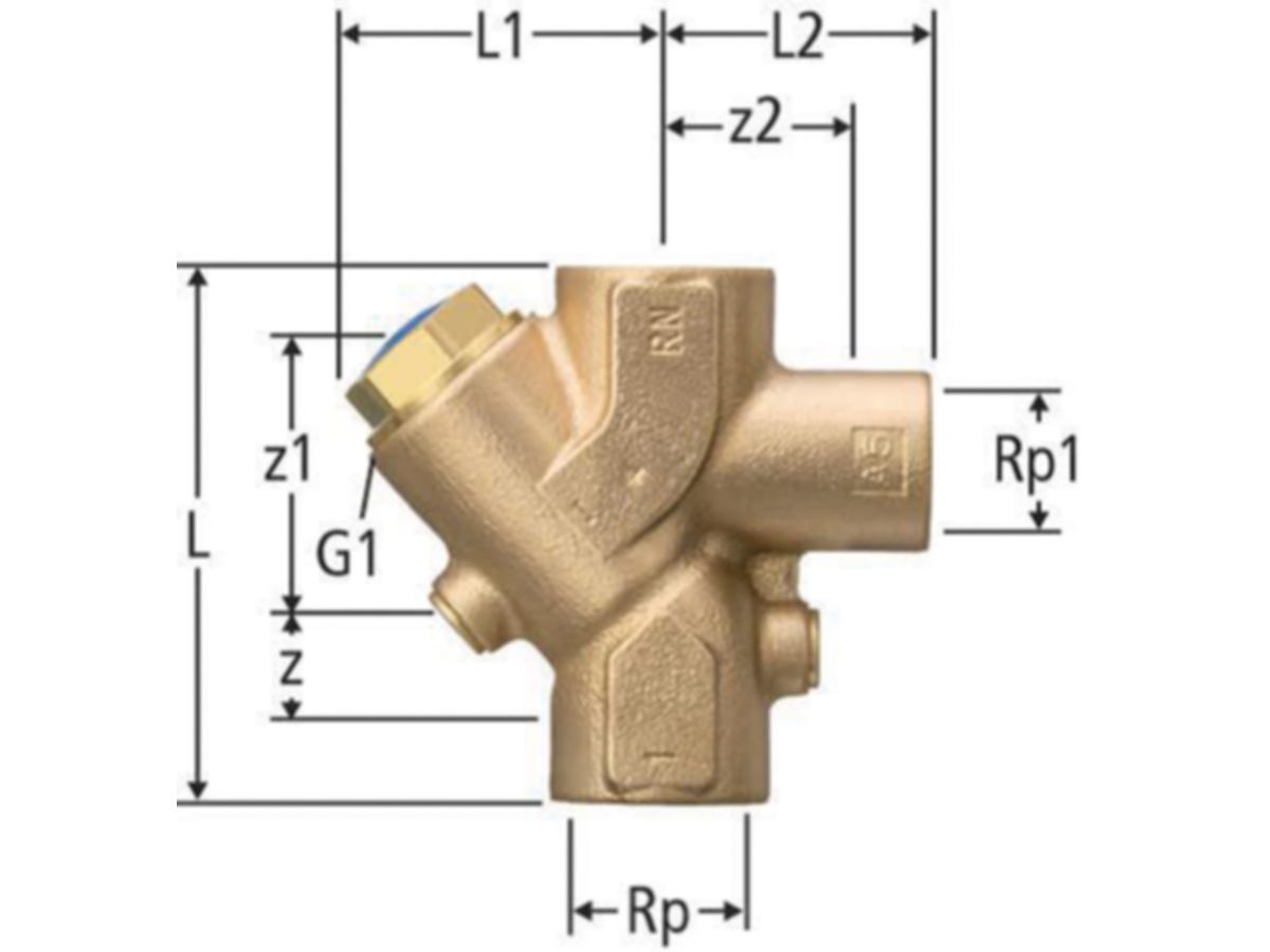 Rückflussverhinderer 1"