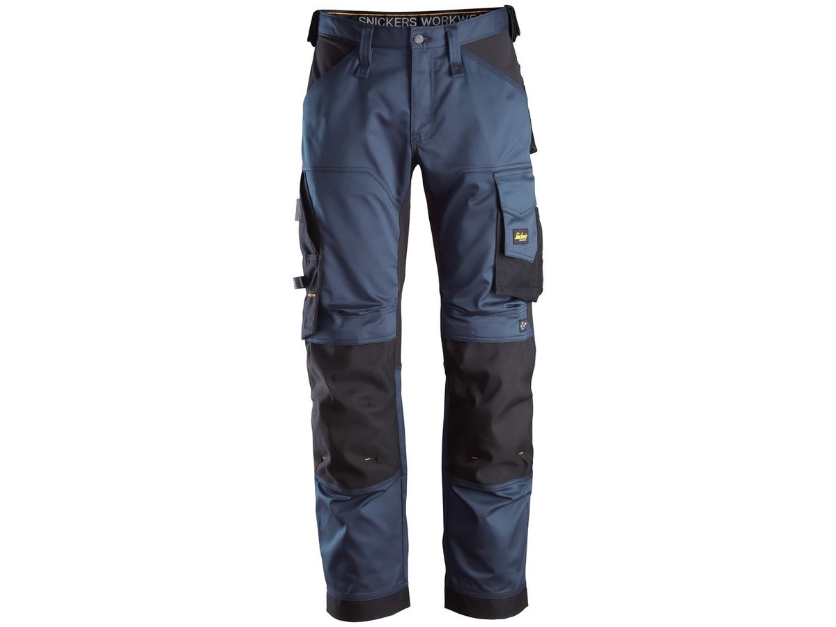 AllroundWork Arbeitshose, Gr. 62 - marineblau-schwarz, Stretch Loose Fit