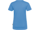 Damen-V-Shirt Classic Gr. L, malibublau - 100% Baumwolle, 160 g/m²