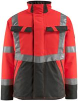 Penrith Pilotjacke rot/dunkelanthrazit - Grösse 2XL, 100% Polyester, 190 g/m²