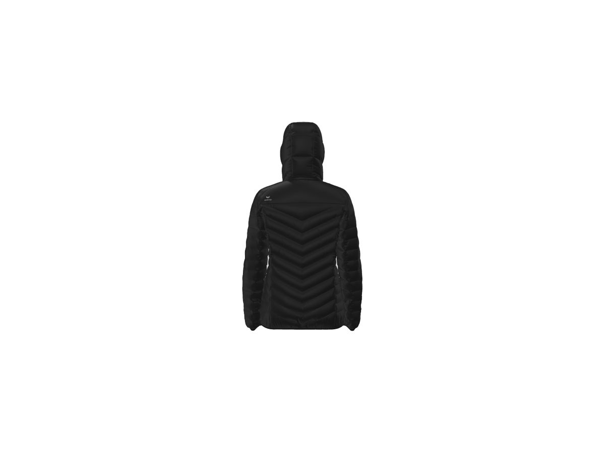 Erima CMPT Puffer Jacket - schwarz, 100 % Polyester, tailliert