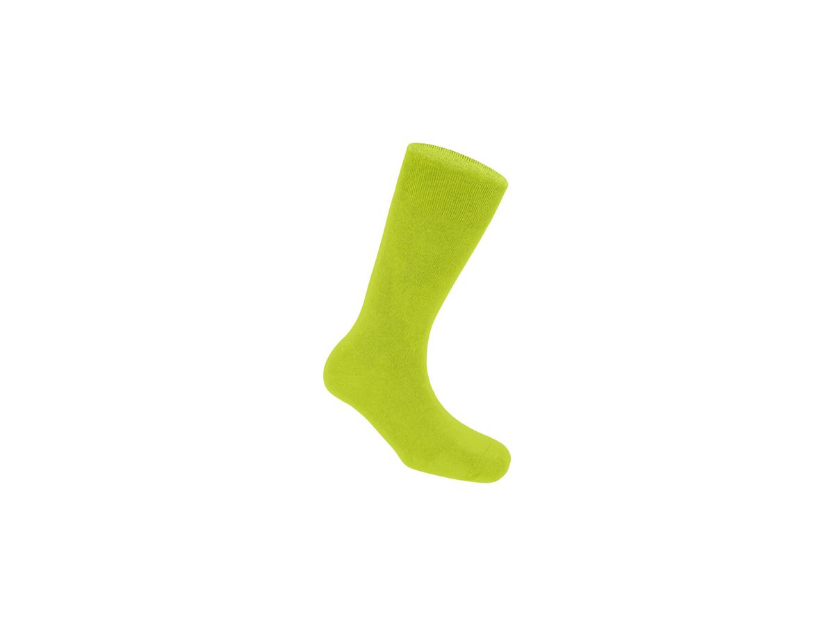 Socken Premium, Gr. L, kiwi - Mix aus Bio-Baumwolle, Polyamid, LYCRA